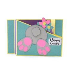 Easter Bunny Tail Wiper Card