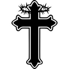 Thorn Crown Cross