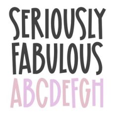 BFC Seriously Fabulous Cute Display Font