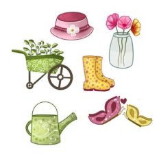 Spring Garden Planner Stickers Set