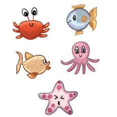 Underwater Animal Stickers