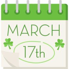 march 17th calendar