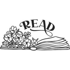 Read Book with Flowers