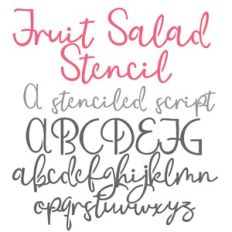 ZP Fruit Salad Stencil