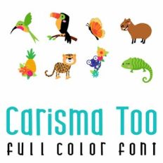 Carisma Too Full Color Font