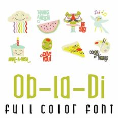 Ob-La-Di Color Font