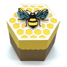 bee hexagonal box