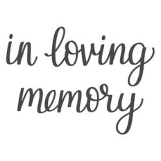 in loving memory