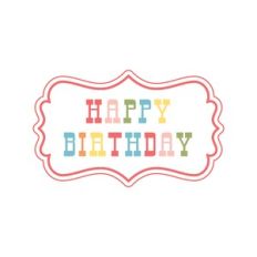 Happy Birthday Tag
