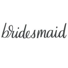 bridesmaid