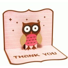 owl thank you card