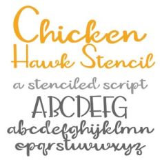 ZP Chicken Hawk Stencil