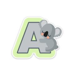 Koala letter A