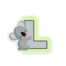 koala L letter
