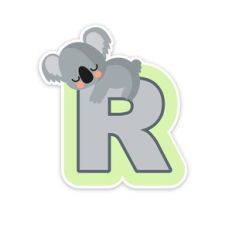 koala R letter