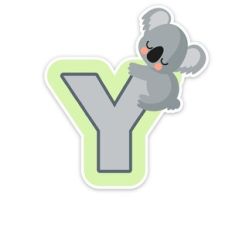 koala Y letter