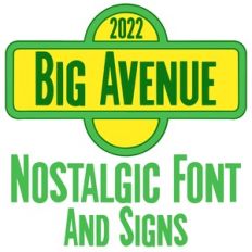 Big Avenue Font