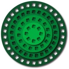 nested clover circles
