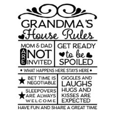 Grandma House Rules