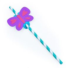 Butterfly Straw Topper