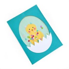 Chick and Egg Shaker Card