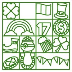 st patrick's day grid