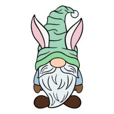 Gnome with bunny ears - multi-layer