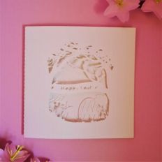 Bunny with Egg Card