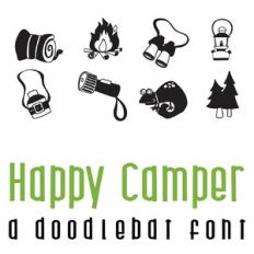 Happy Camper Doodlebat Font