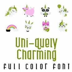 Uni-quely Charming Full Color Font