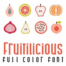 Fruitilicious Full Color Font