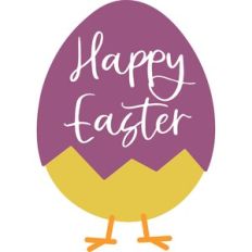 Hatching Chick Purple