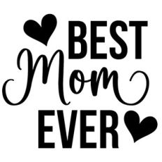 Best Mom Ever Hearts