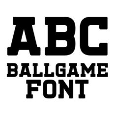 Ballgame Font