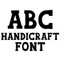 Handicraft Font
