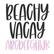 BFC Beachy Vacay Brush Font