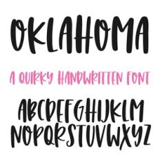 Oklahoma Quirky Font