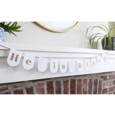 He is Risen easter banner