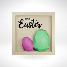Happy Easter Frame