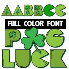 Pog Luck Color Font