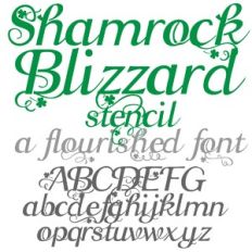 ZP Shamrock Blizzard Stencil