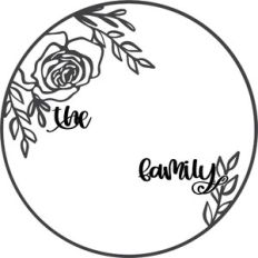 Monogram Round