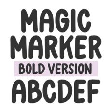 BFC Magic Marker Bold School Font