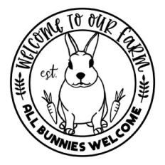 Welcome to our farm bunny