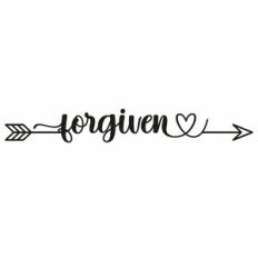 Forgiven Heart Word Arrow