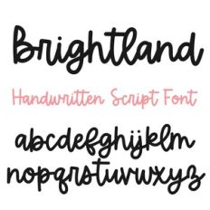 Brightland Script Font