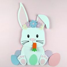 Cute Rabbit With Carrot