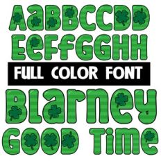 Blarney Good Time Color Font