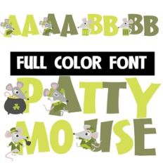 Patty Mouse Color Font
