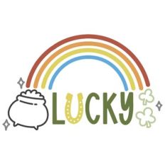 Lucky Rainbow Pot of Gold